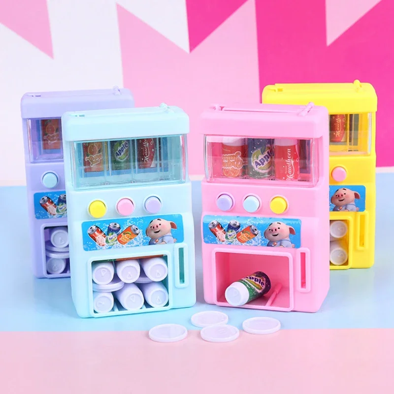 Kids Toys Vending Machine - 랜덤 컬러 시뮬레이션 자판기, 미니 동전이