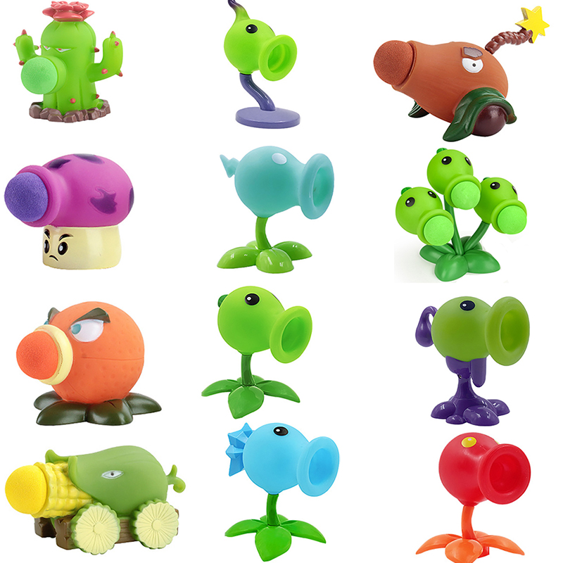 Kids Zombie Toys - 1pcs 식물 대 좀비 Peashooter Gatling