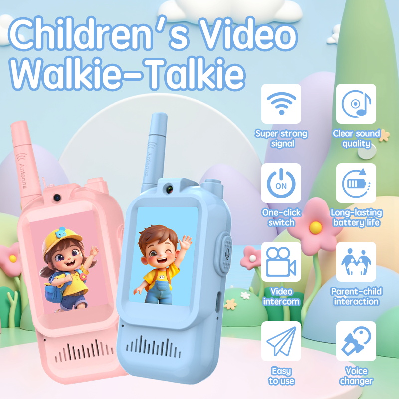 Toys For Kids Video - 2개 세트 충전식 비디오 무전기, 어린이용