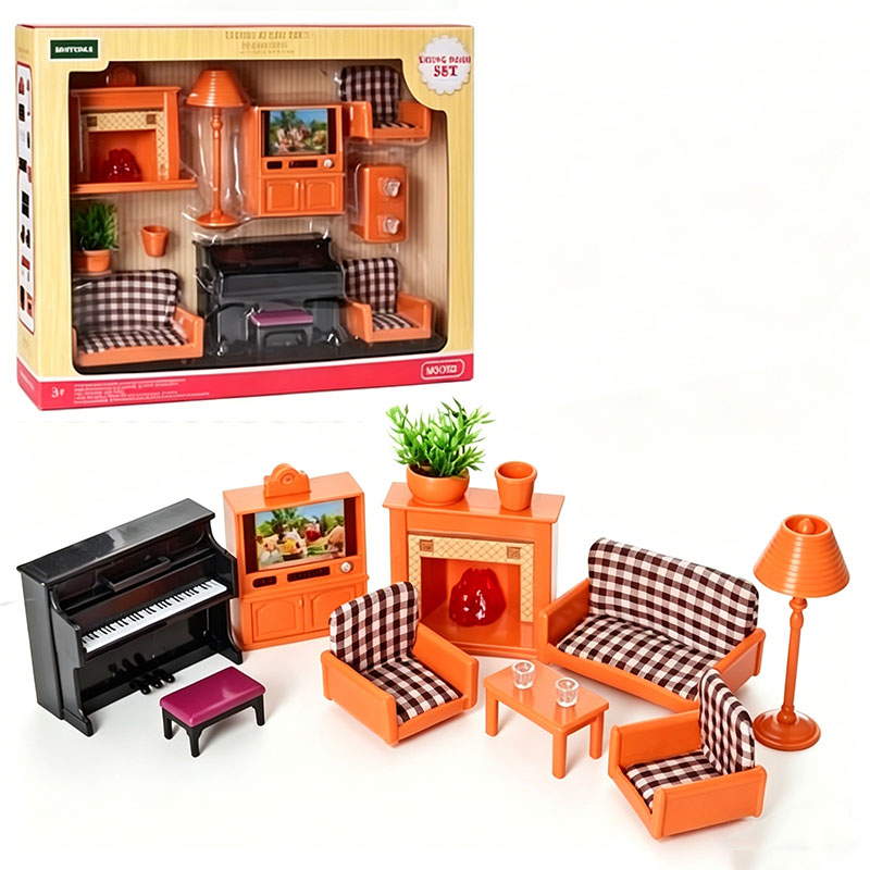 Dollhouse Furniture Set - 1/12 스케일 인형 집 가구 세트