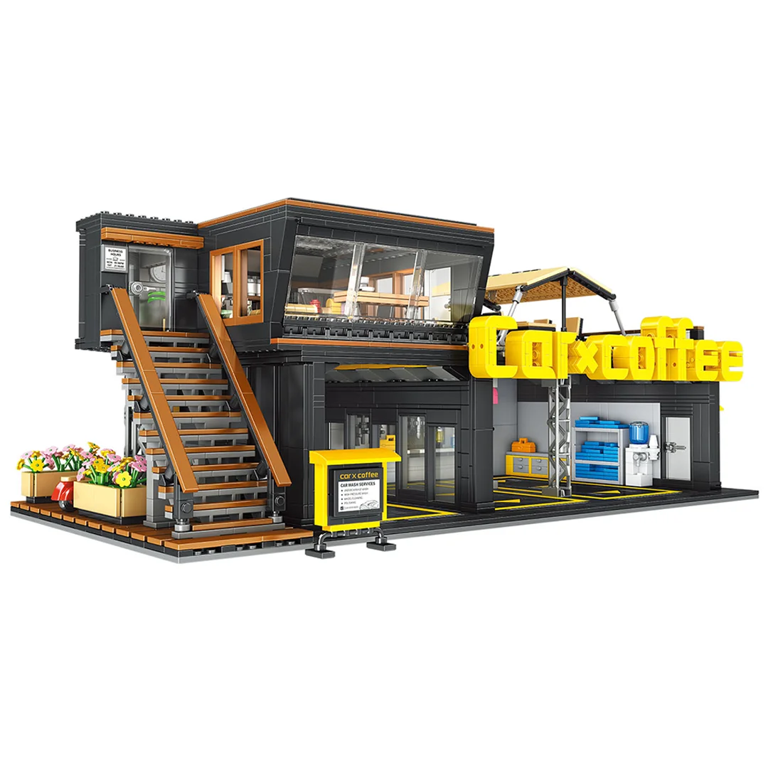 커피 자동차 정비소 커피 카 클럽 블록 2496개 스트 - Kids Toys In Store 리뷰 및 가격