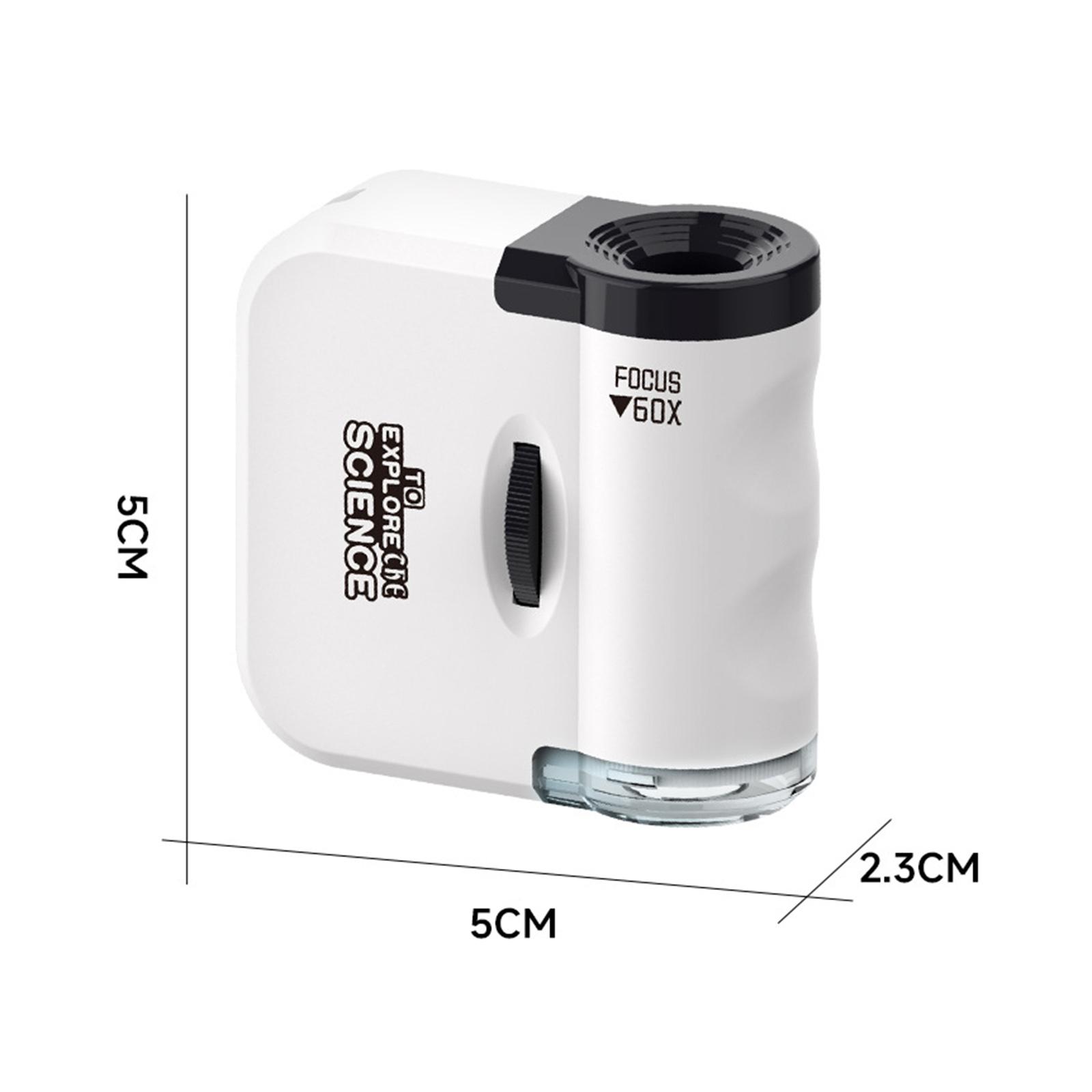 미니 장난감 현미경 휴대용 포켓 현미경 60x LED  - Microscope Kids Science 리뷰 및 가격