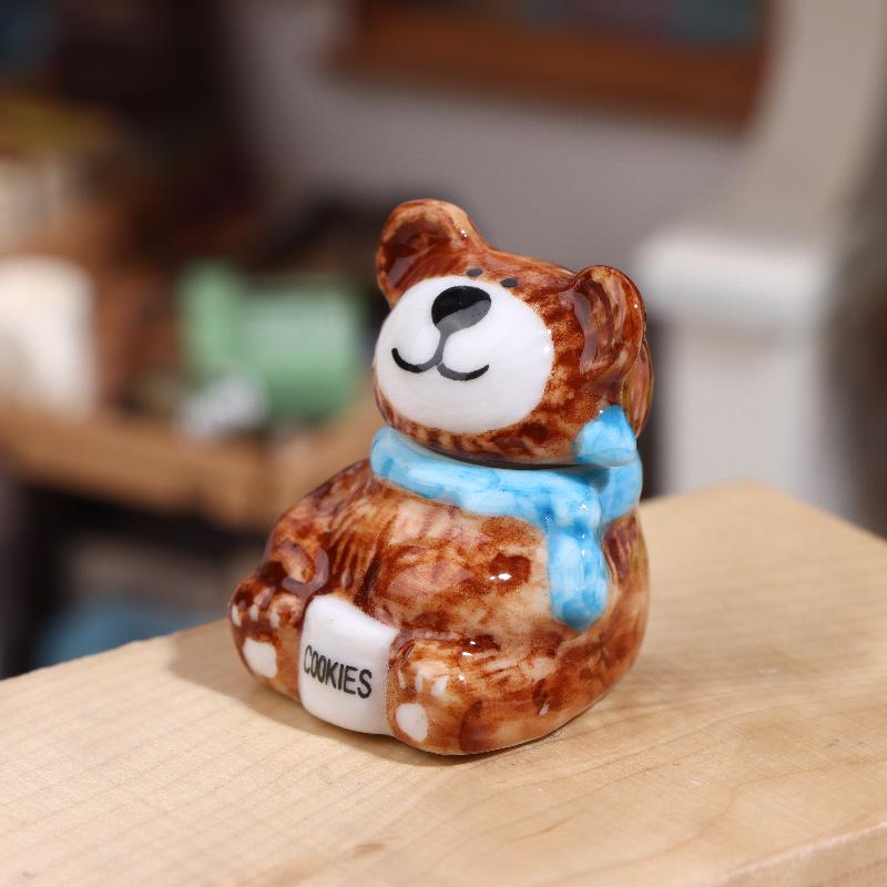1/3세트 미니어처 인형의 집 도자기 곰 쿠키 및 사탕 - Dollhouse Furniture Set 리뷰 및 가격