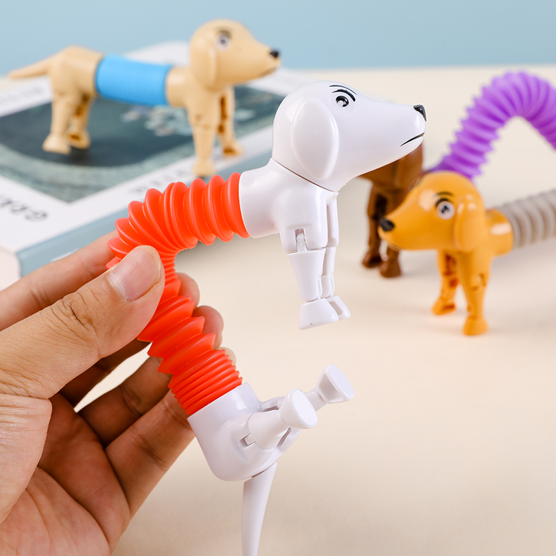 참신한 봄 개 팝 튜브 감각 장난감, 스트레스 해소 벨 - Kids Toys Dog 리뷰 및 가격