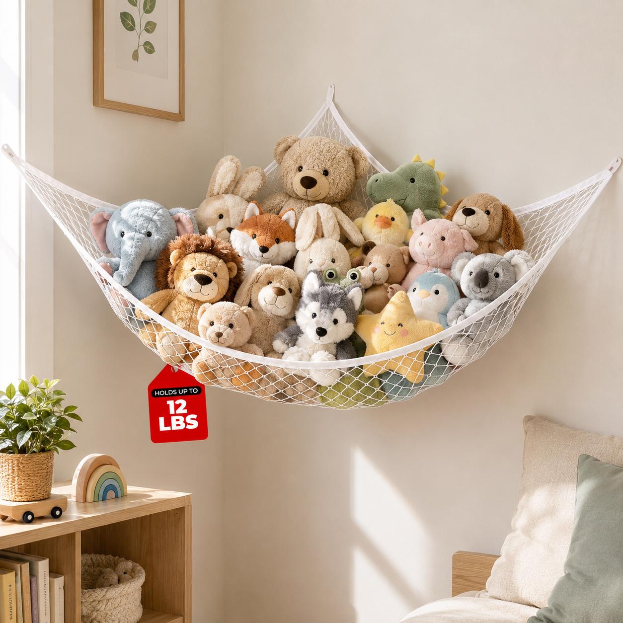 메쉬 장난감 보관 해먹 걸이형 봉제인형 정리망 대형 공 - Kids' Toy 리뷰 및 가격