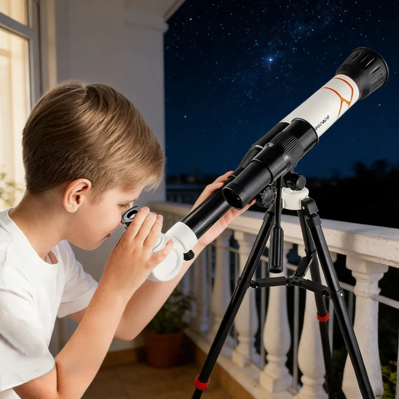 어린이 망원경 40X 과학 실험 단안 교육 과학 교육  - Microscope Kids Science 리뷰 및 가격