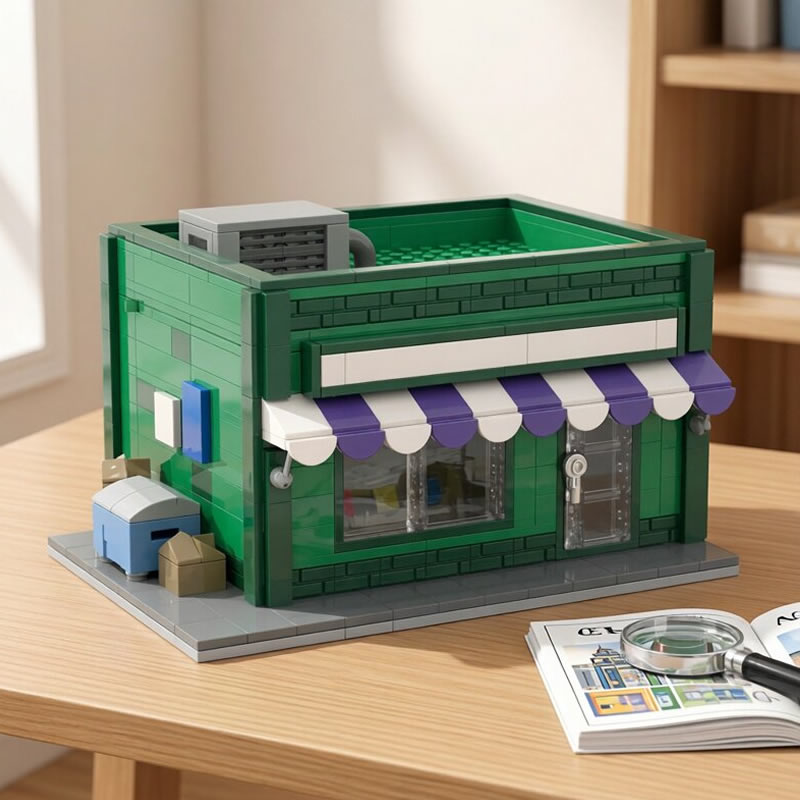 빌딩 블록 MOC 모듈형 미니 거리 상점 로봇 던전 야 - Kids Toys In Store 리뷰 및 가격