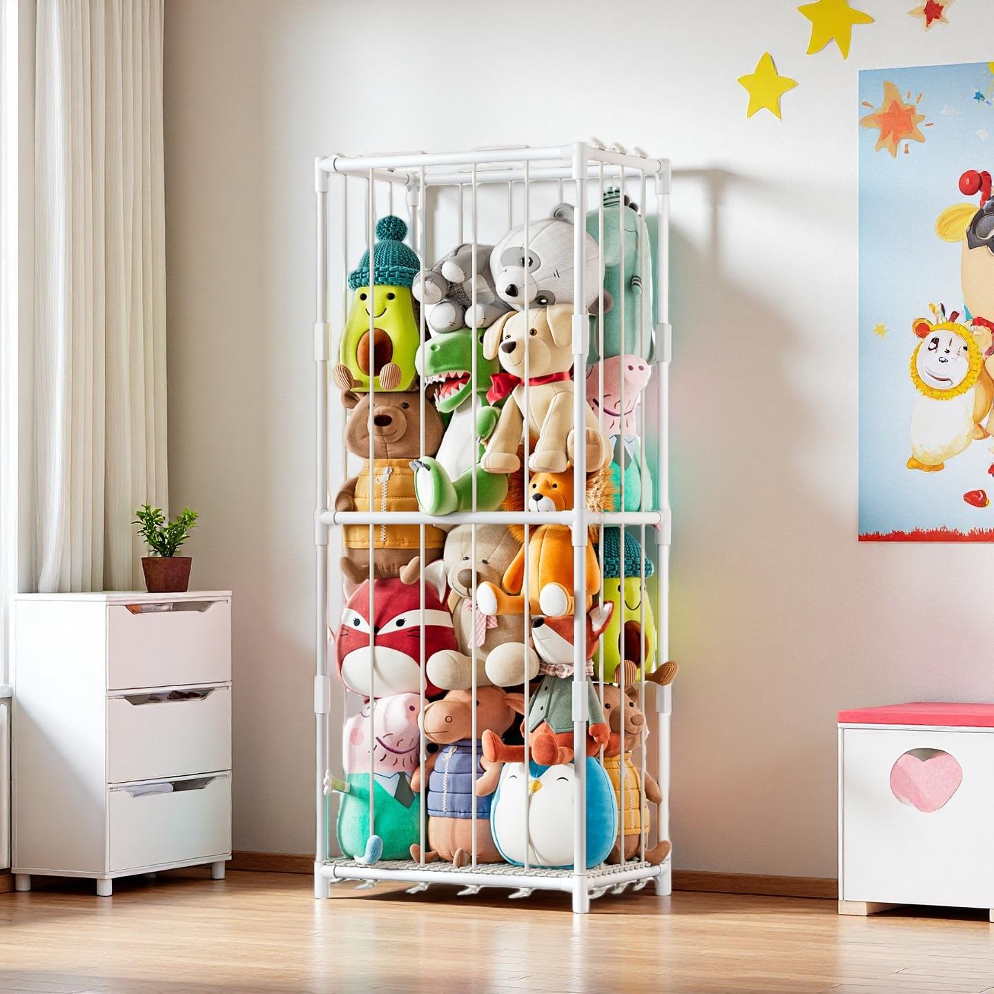 수직형 봉제인형 보관 정리함 동물원 테마 봉제인형 진열 - Kids' Toy 리뷰 및 가격