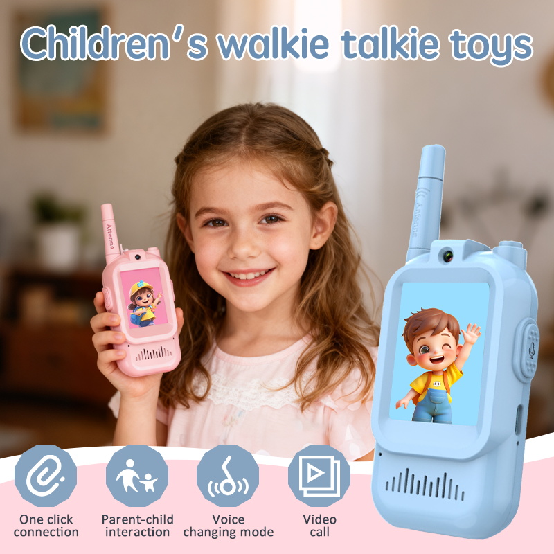 2개 세트 충전식 비디오 무전기, 어린이용 장난감, 실 - Toys For Kids Video 리뷰 및 가격